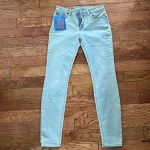 Acne blue jeans size 30 mid rise skinny